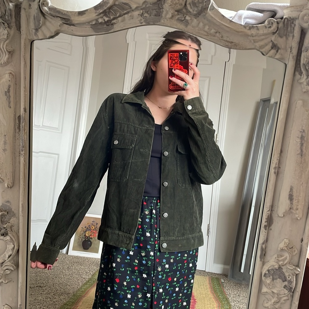 Vintage GAP green corduroy  jacket